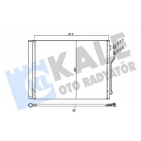 345620 KALE OTO RADYATÖR Конденсатор кондиціонера