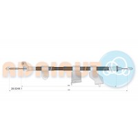 28.0249.1 ADRIAUTO Тросик, cтояночный тормоз