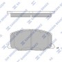 SP1436 Hi-Q Комплект гальмівних колодок дисковий гальм