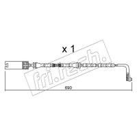 SU.305 fri.tech. Сигналізатор зносу гальмівних колодок