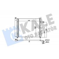 379100 KALE OTO RADYATÖR Конденсатор кондиціонера