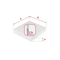 S 3249 C SOFIMA Фільтр повітря у внутрішньому просторі
