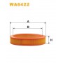 WA6422 WIX FILTERS Повітряний фільтр