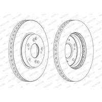 DDF1557C FERODO Гальмівний диск