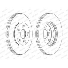 DDF1557C FERODO Гальмівний диск
