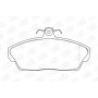 573203CH CHAMPION Комплект гальмівних колодок дисковий гальм