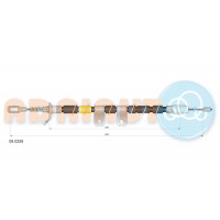 09.0259 ADRIAUTO Тросик, cтояночный тормоз