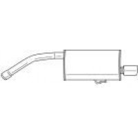 18675 SIGAM Глушник вихлопних газів кінцевий