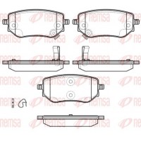 1802.02 REMSA Комплект гальмівних колодок дисковий гальм