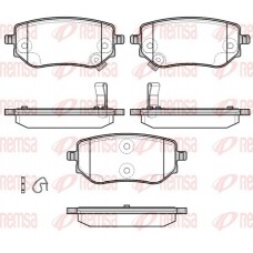 1802.02 REMSA Комплект гальмівних колодок дисковий гальм