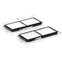 CU 26 008-2 MANN-FILTER Фільтр повітря у внутрішньому просторі