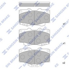 SP1222 Hi-Q Комплект гальмівних колодок дисковий гальм