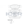 181143-700 ICER Комплект гальмівних колодок дисковий гальм