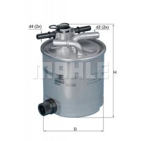 KL 404/16 MAHLE Паливний фільтр