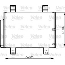 814206 VALEO Конденсатор кондиціонера