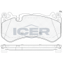 182079 ICER Комплект гальмівних колодок дисковий гальм