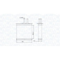 350218493000 MAGNETI MARELLI Теплообмінник обігрів салону