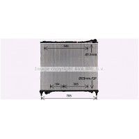 AU2337 AVA QUALITY COOLING Радіатор охолодження двигуна