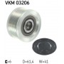 VKM03206 SKF ASAM FIAT Шків генератора Doblo 1.9JTD,Punto,Astra,Vectra 1.9 CDTI