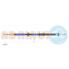 11.0226.2 ADRIAUTO Тросик, cтояночный тормоз