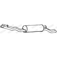 Глушник вихлопних газів кінцевий WALKER 16979