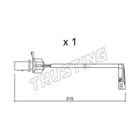 SU.291 TRUSTING Сигналізатор зносу гальмівних колодок