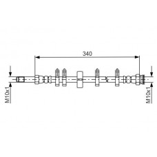 1 987 481 667 BOSCH Гальмівний шланг