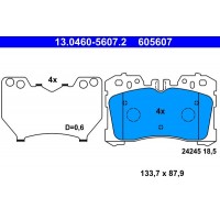 13.0460-5607.2 ATE Комплект гальмівних колодок дисковий гальм