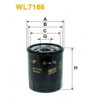 WL7166 WIX FILTERS Масляний фільтр