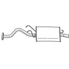 23627 SIGAM Глушник вихлопних газів кінцевий