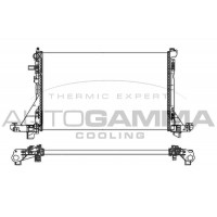 107004 AUTOGAMMA Радіатор охолодження двигуна