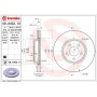 09.A402.11 BREMBO Гальмівний диск