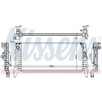 606391 NISSENS Радіатор охолодження двигуна
