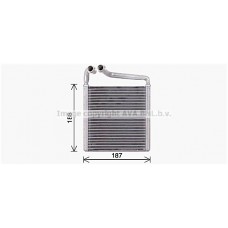VN6416 AVA QUALITY COOLING Теплообмінник обігрів салону