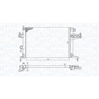 350213191600 MAGNETI MARELLI Радіатор охолодження двигуна