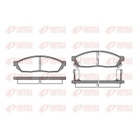 0111.02 REMSA Комплект гальмівних колодок дисковий гальм