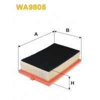 WA9805 WIX FILTERS Повітряний фільтр