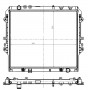 550032 NRF Радіатор охолодження двигуна