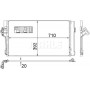 AC 762 000S MAHLE Конденсатор кондиціонера