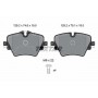 2561705 TEXTAR Комплект гальмівних колодок дисковий гальм