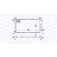 350213193500 MAGNETI MARELLI Радіатор охолодження двигуна