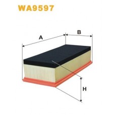 WA9597 WIX FILTERS Повітряний фільтр