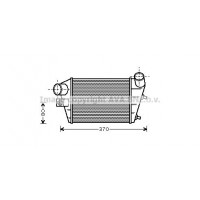 ALA4086 AVA QUALITY COOLING Интеркулер