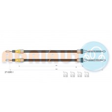 27.0265.1 ADRIAUTO Тросик, cтояночный тормоз