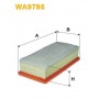 WA9795 WIX FILTERS Повітряний фільтр