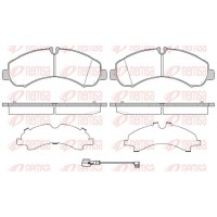 1646.01 REMSA Комплект гальмівних колодок дисковий гальм