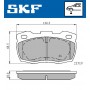 VKBP 80435 SKF Комплект гальмівних колодок дисковий гальм