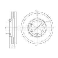 800-1175 CIFAM Гальмівний диск