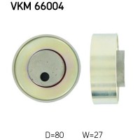VKM 66004 SKF Паразитный / ведущий ролик, Поліклиновий ремінь