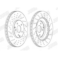 562354JC-1 JURID Гальмівний диск